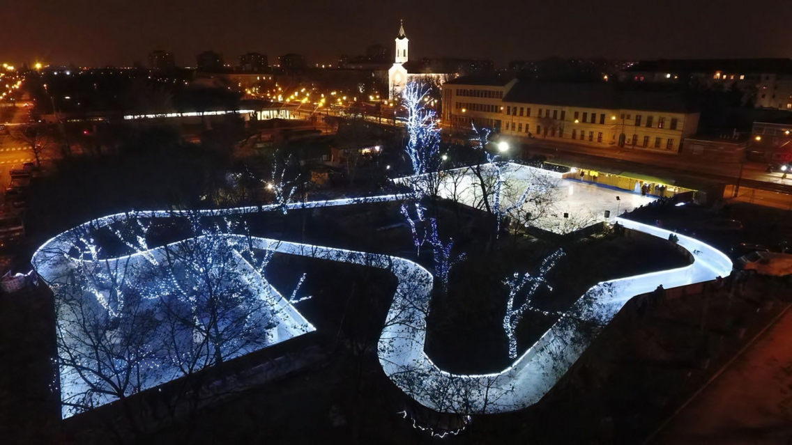 Csepel Ice Park, one of the best optins for ice skating in Budapest